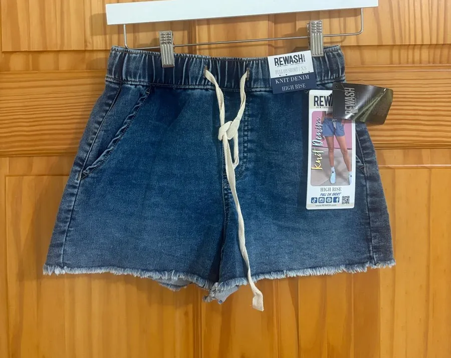 Rewash Size XS Pull-On Denim Shorts New With Tags