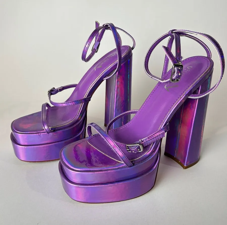 Platform Block Heel Ankle