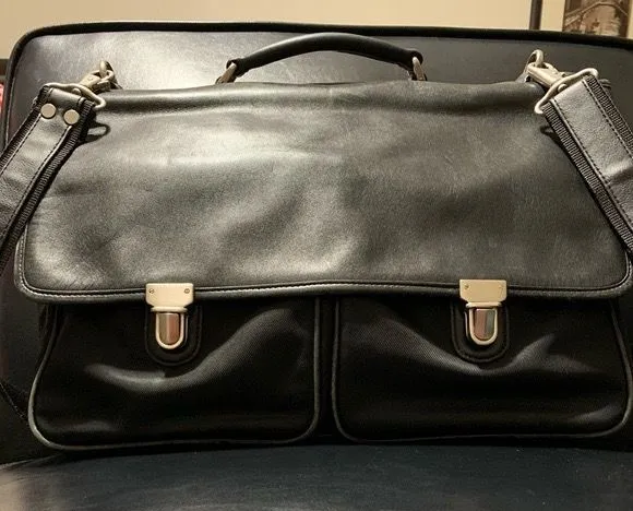 Black Coach Briefcase Laptop Bag