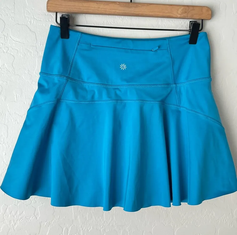 Athleta Ace tennis skirt teal pickleball skort small