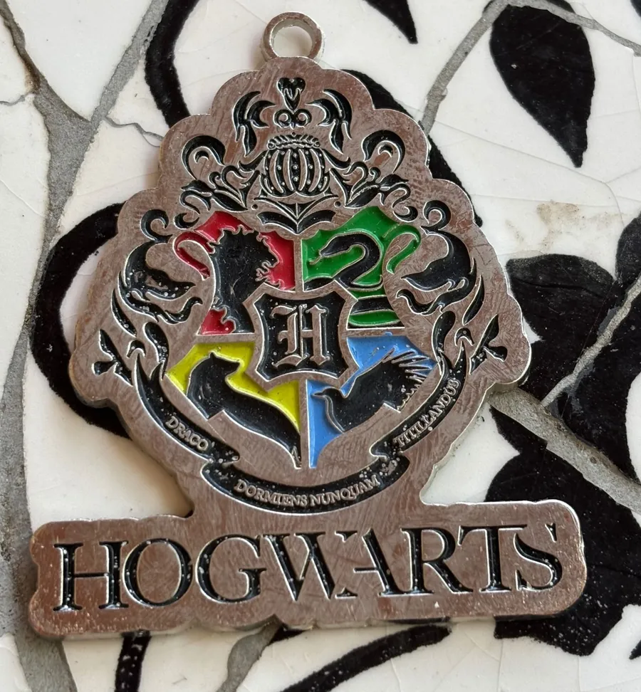 Wizarding World Hogwarts Crest Metal Charm CultureFly Harry Potter Shield Silver