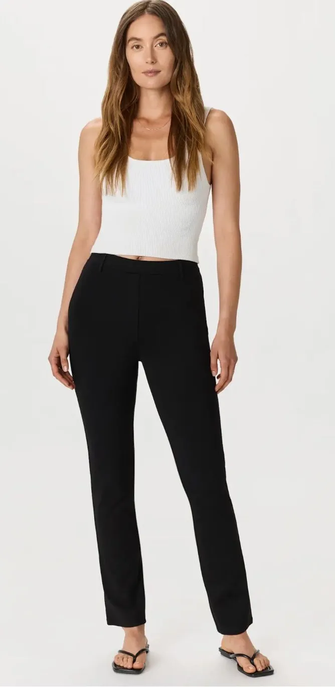 Quince ultra stretch straight leg ponte pants size large