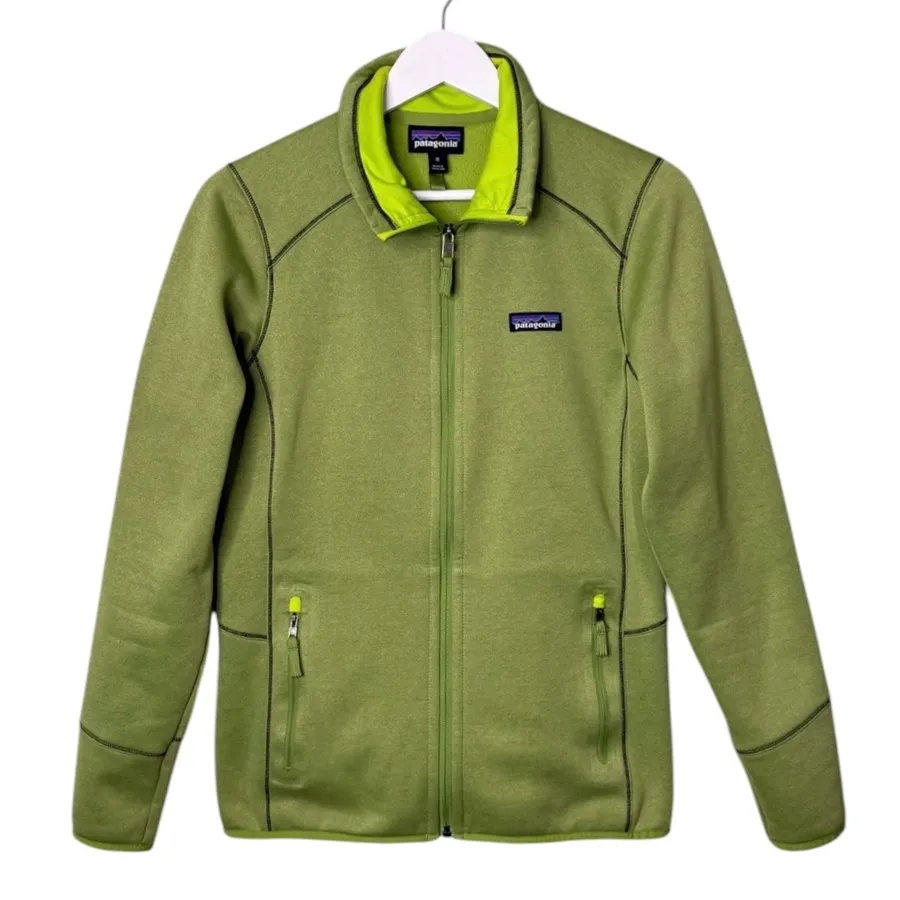 Patagonia Tech Fleece Jacket Full Zip Green Women’s Size Medium