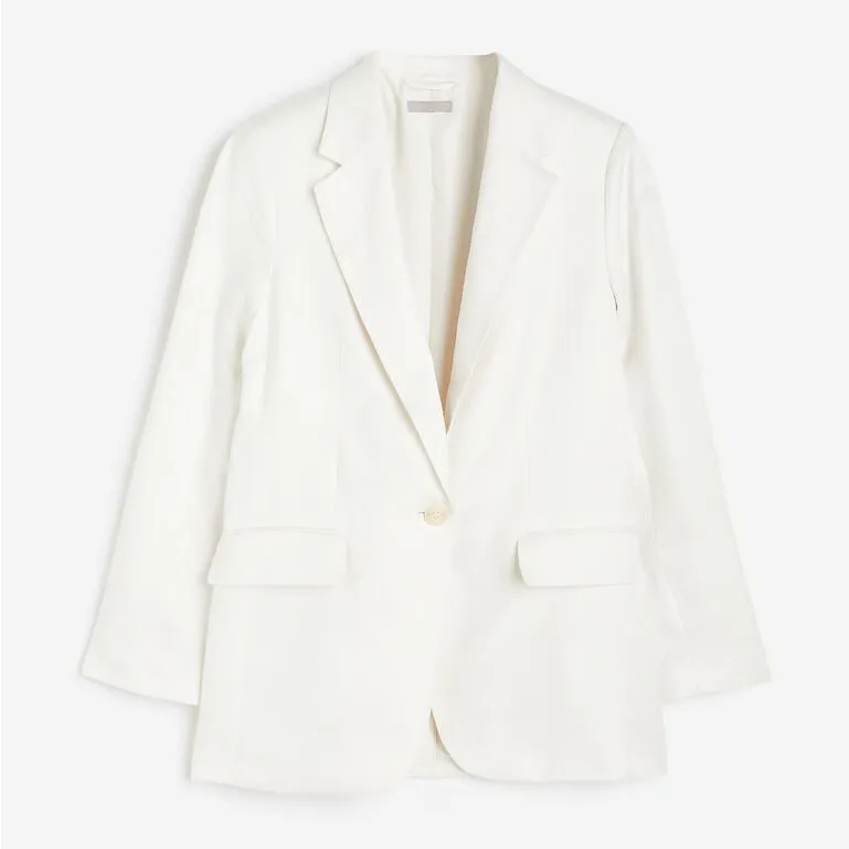H&M Linen-Blend Blazer