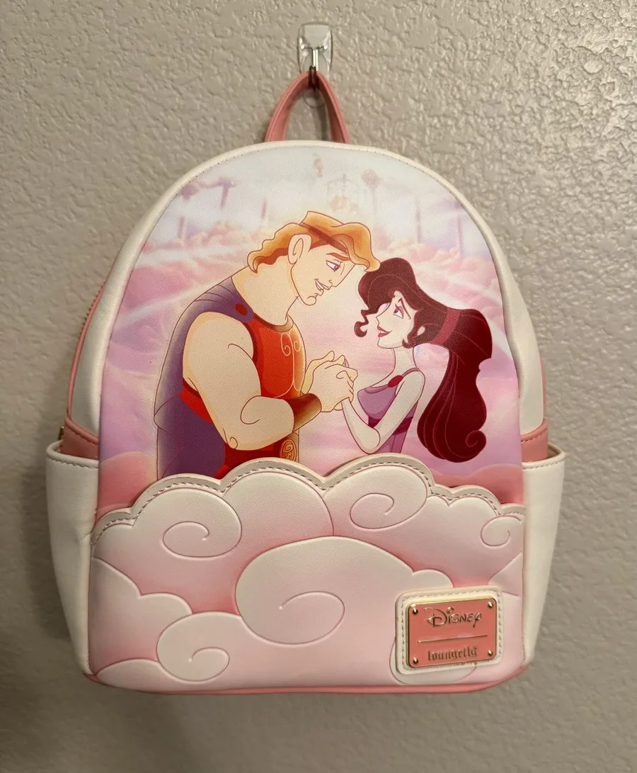 NWOT Loungefly Disney Hercules 25th Anniversary Meg and Hercules Mini Backpack