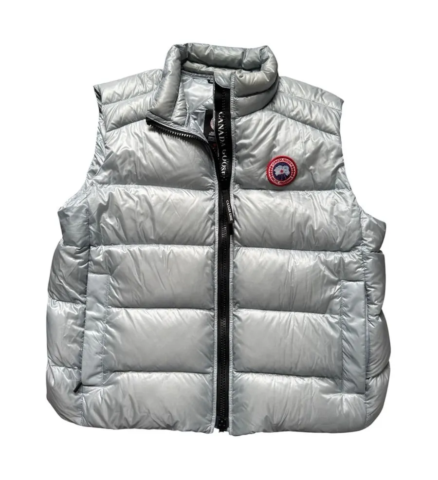 Canada Goose Silver Puffer Vest XL