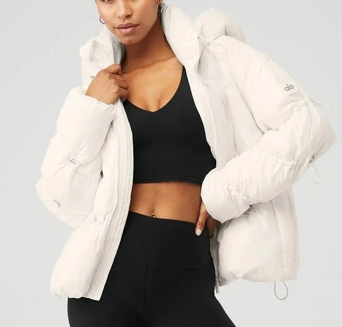 Alo Yoga Stunner Puffer Jacket Ivory S