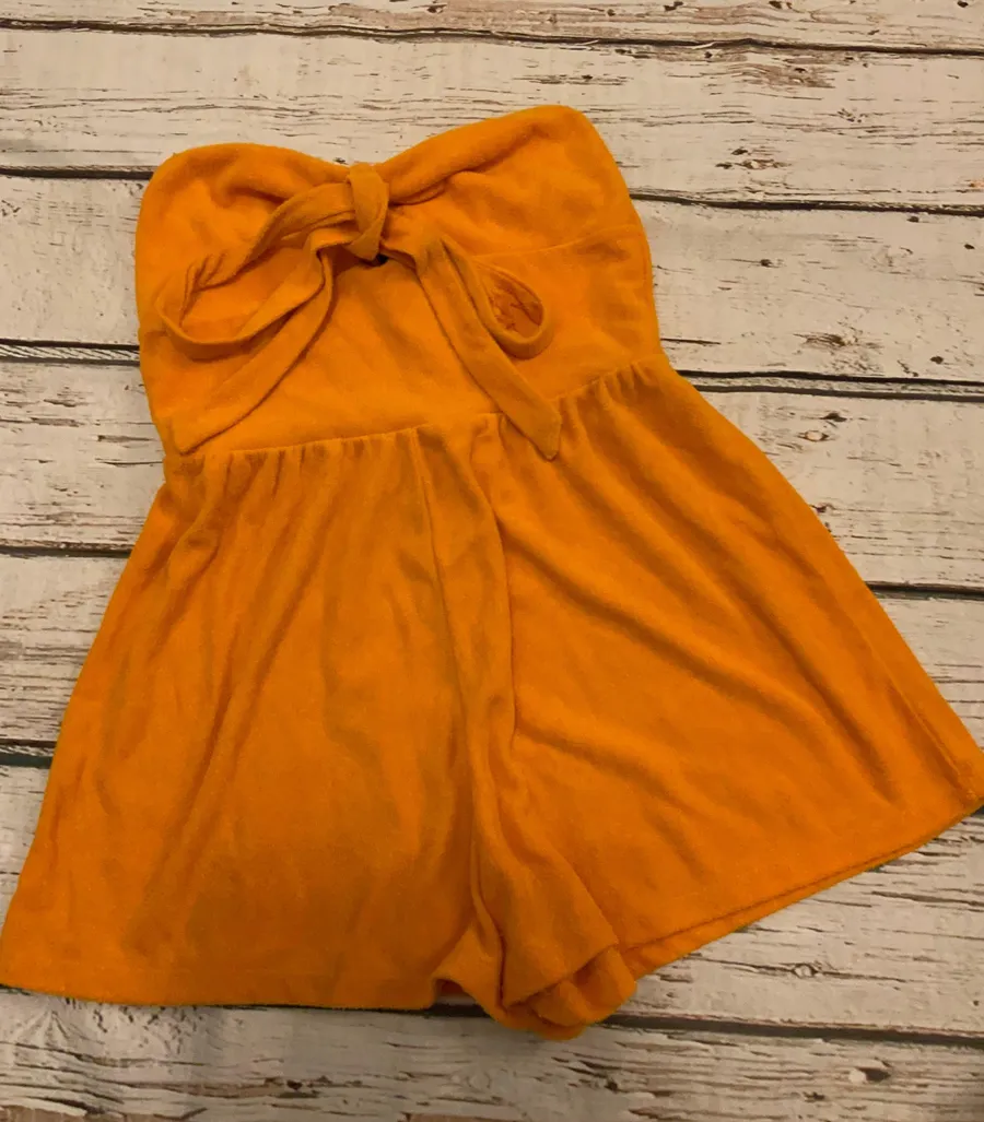 Terry Cloth Romper - XS