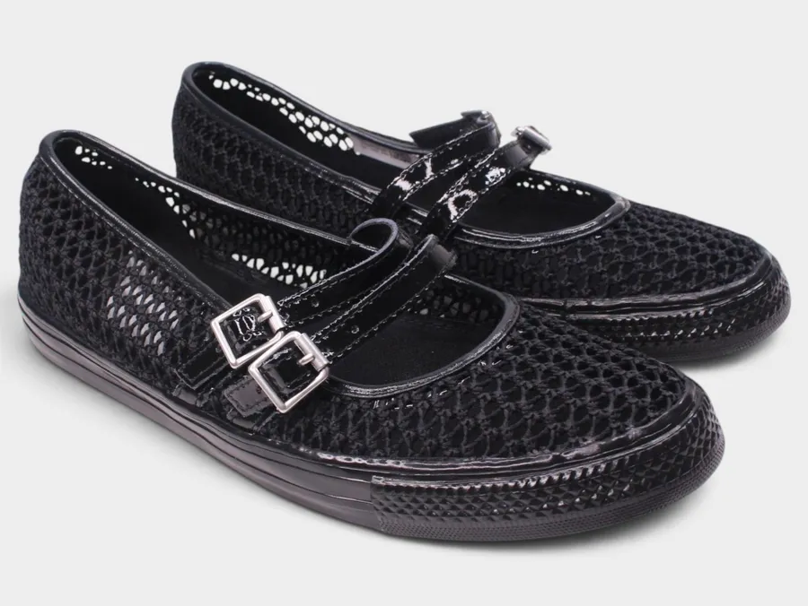 Converse Dainty Mary Jane Knit Black Womens 9 A16567C