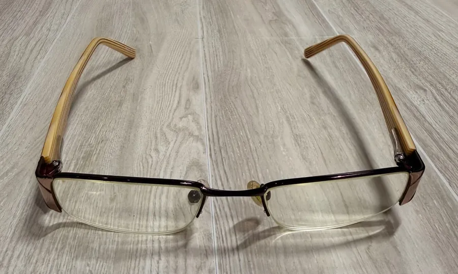 Genevieve Honesty D Brown L Brown Eyeglasses Frames Rectangular Half Rim