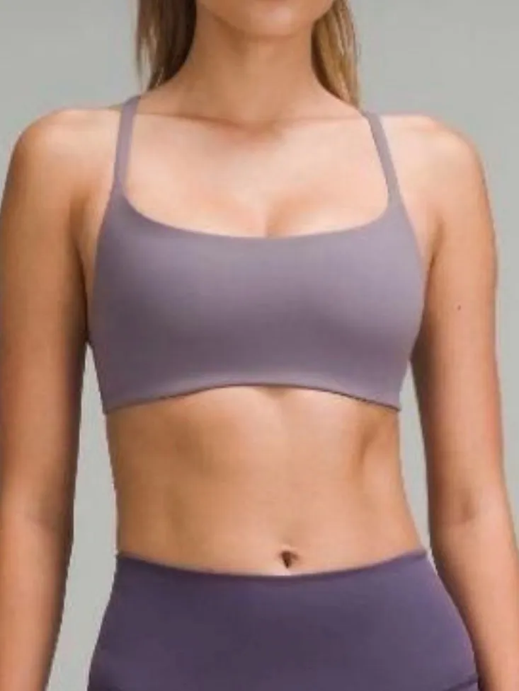 Lululemon Wunder Train Strappy Racer Dusty Mauve