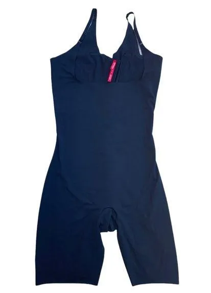 Spanx Shapewear Slimming Open-Bust Sleeveless Black Bodysuit XL