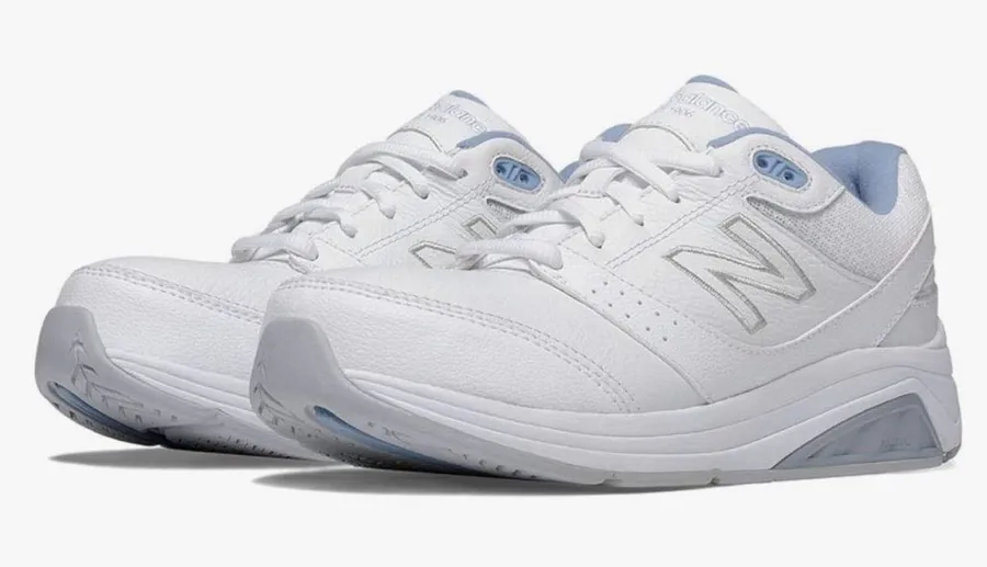 New Balance Women's White and Light Blue Sneakers
928V3 Walking Shoe