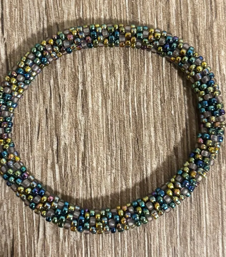 Multicolor Seed Bead Bracelet