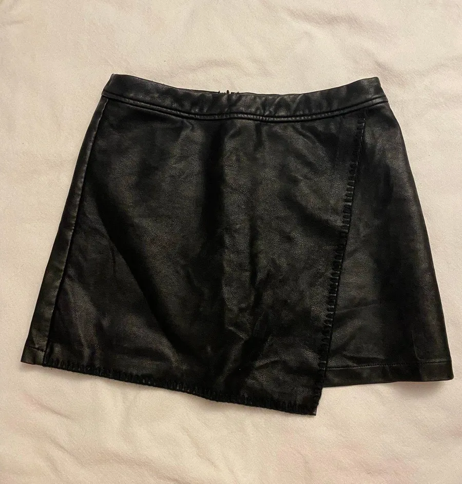 Black Envelope Skirt