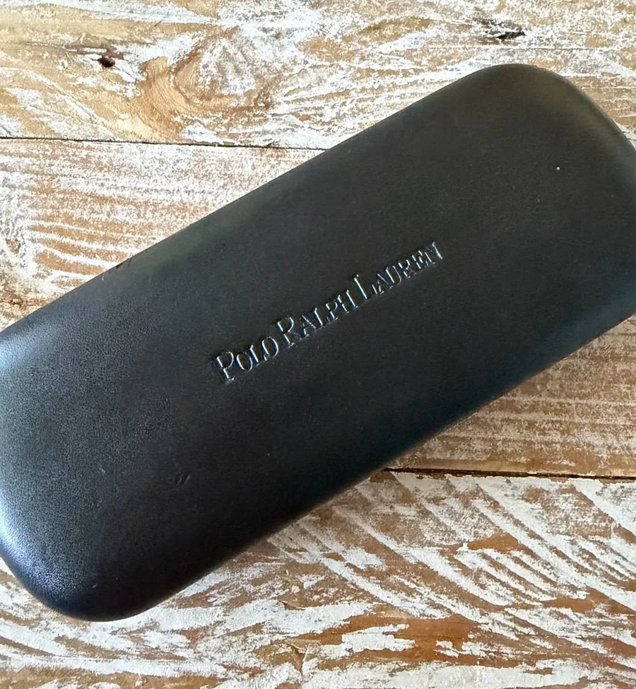 🕶️Polo Ralph Lauren Black Eyeglass Case Hard Protective Case🕶️ ~ case only