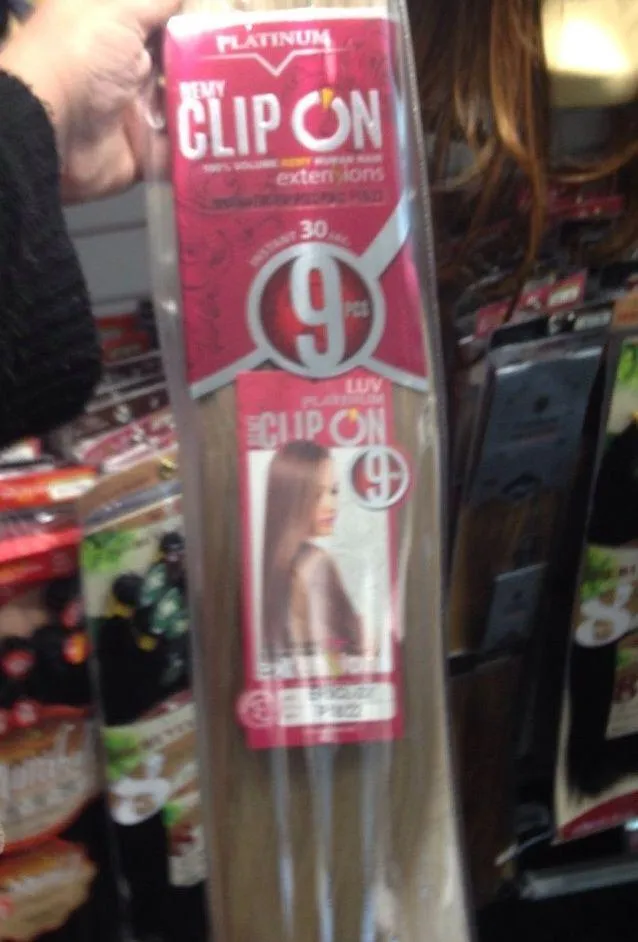 Clipin Hair Extensions 18 Inch Long 9 pcs Clipin