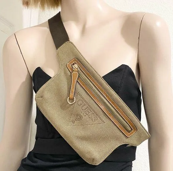GUESS USA Khaki Waist Pack Belt Bag
