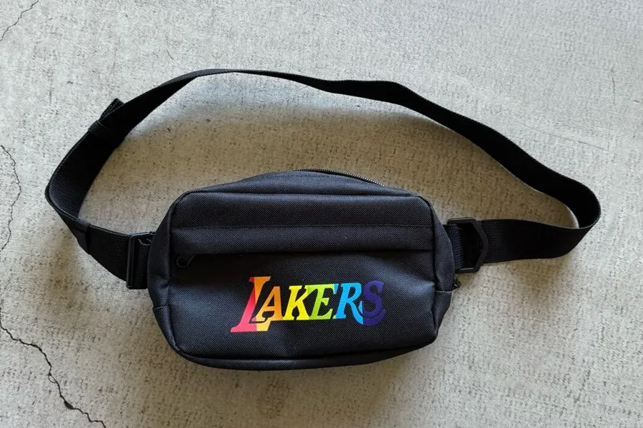 LA Lakers / nwt / pride night 2024 crossbody bag Fanny pack / black