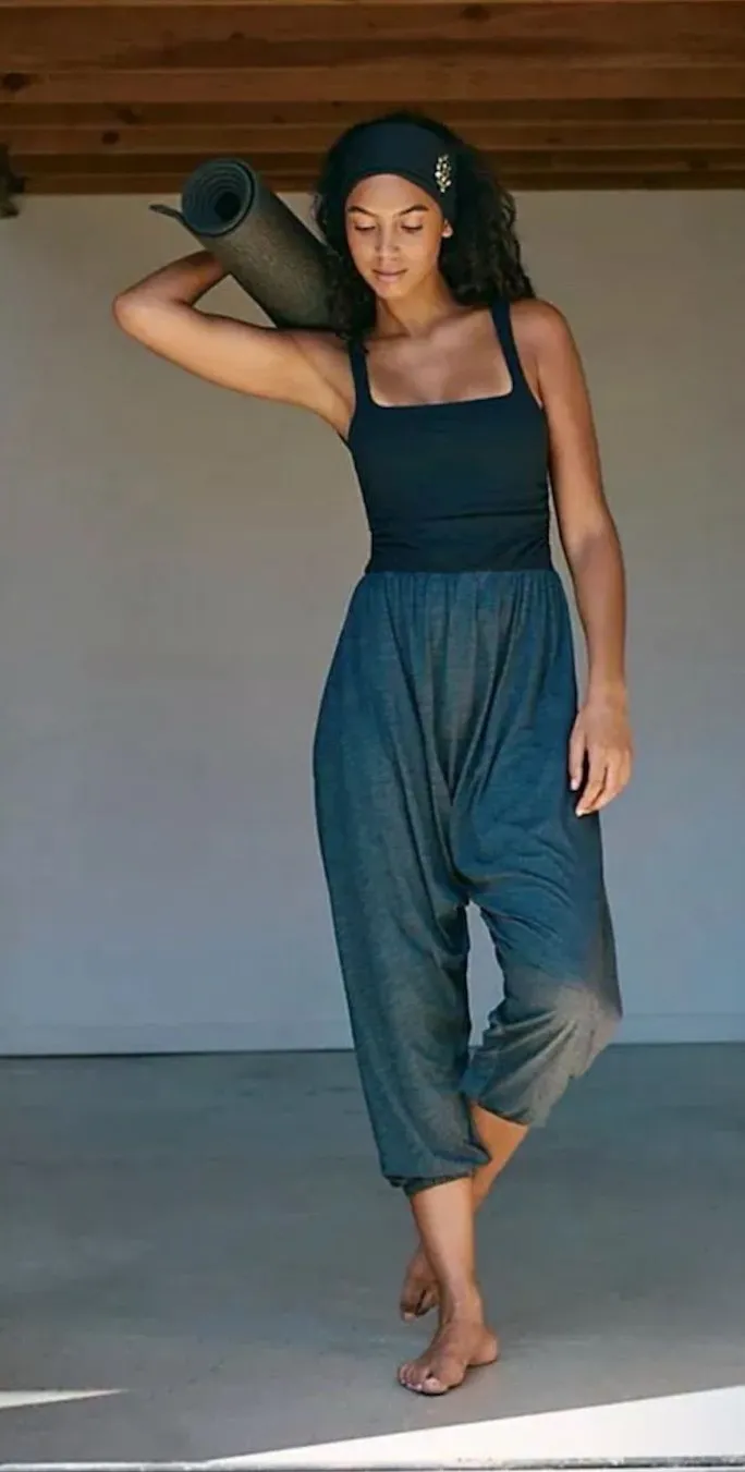 Free People Black Shiny Happy One Piece Size Small