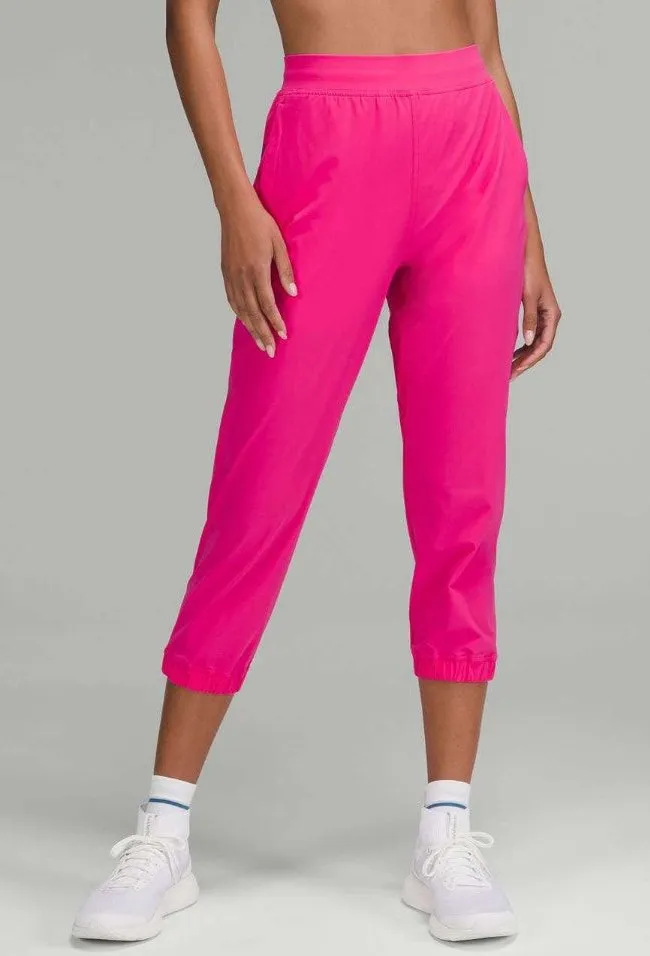 LULULEMON Adapted State High-Rise Cropped Jogger 23" in Sonic Pink Size 4