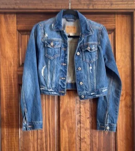 Hollister Classic Blue Denim Jacket Small