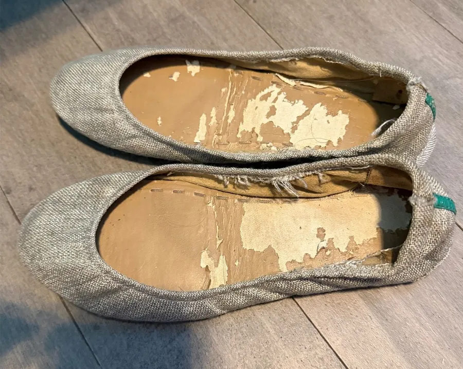 Tieks Women's Ballet Flats in Vegan Silver Lake- Size 6
