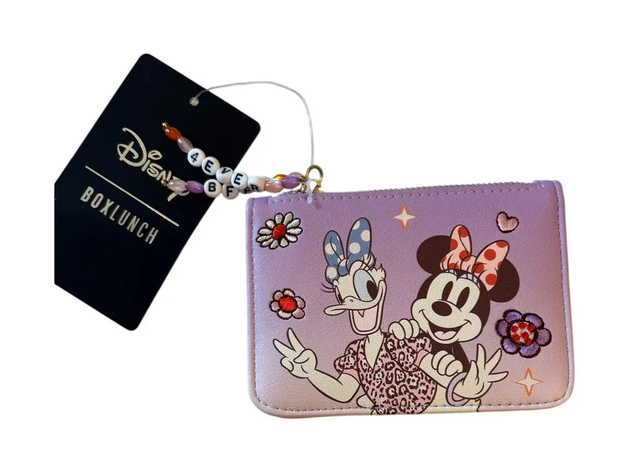 Disney Minnie Mouse and Daisy besties card holder wallet Box Lunch exclusive