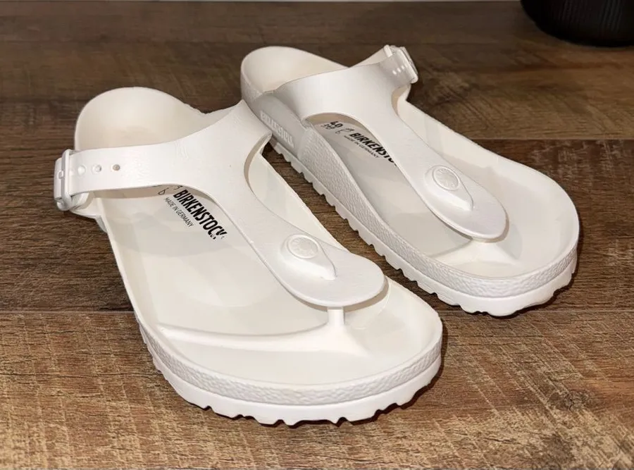 Birkenstock Gizeh Essentials Eva Women's Classic White Sandals