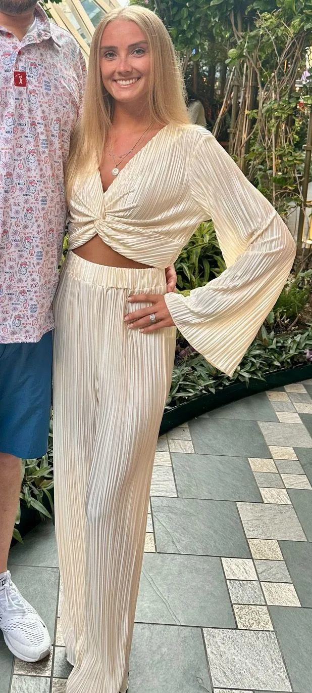 White Two-Piece Outfit