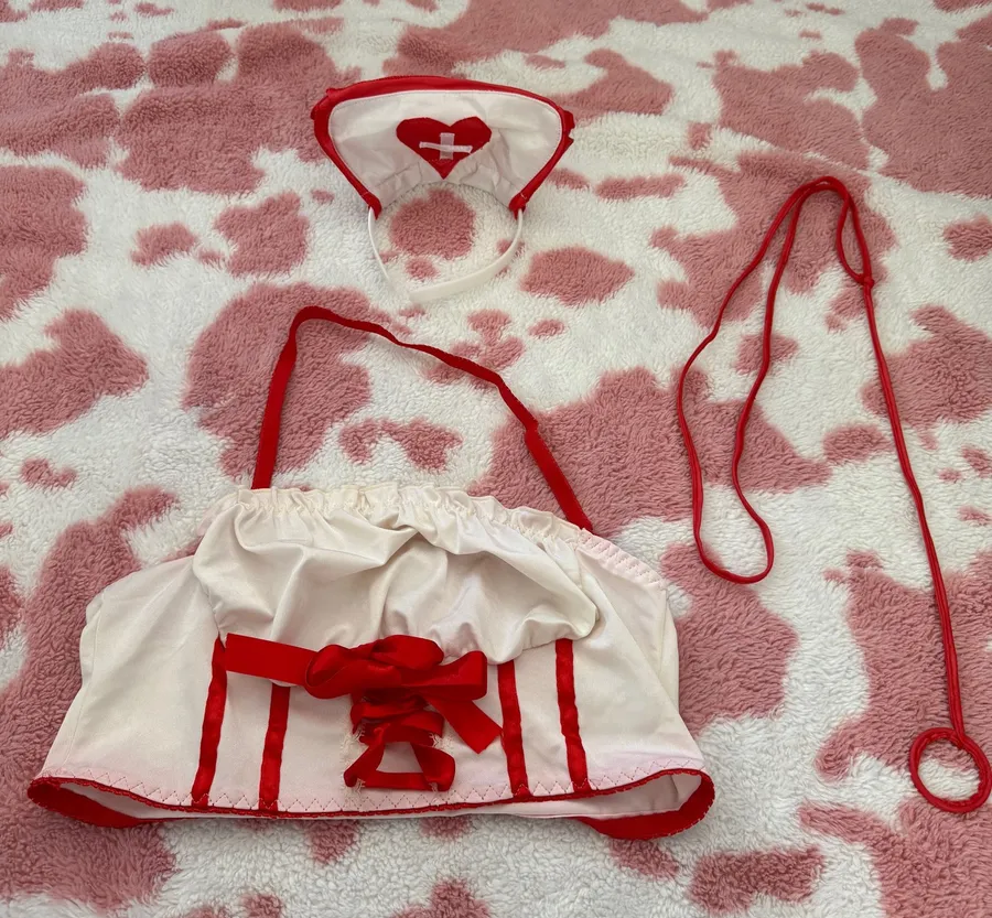 💉❤️ “Cupid Nurse” Flirty Micro Costume Set – XS/S ❤️💉 Multiple