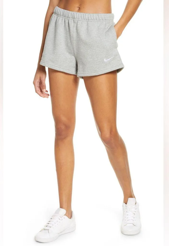 Nikelab Collection Fleece Shorts in Gray