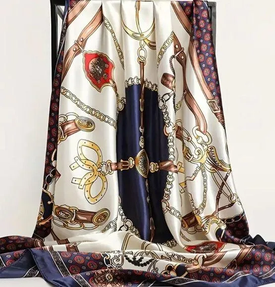 Elegant Soft Scarf Blue