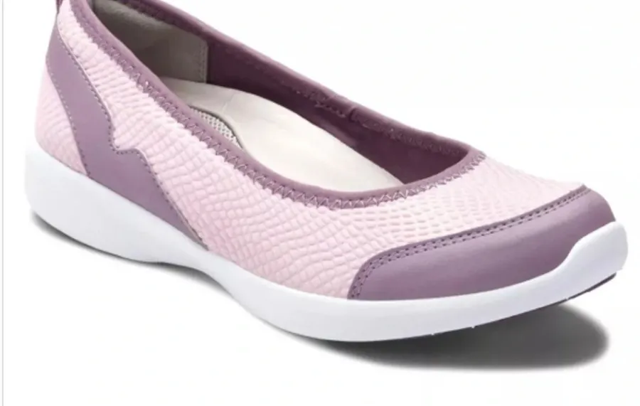 Vionic Mesh Slip On Shoes Sena Pink Purple Size 6