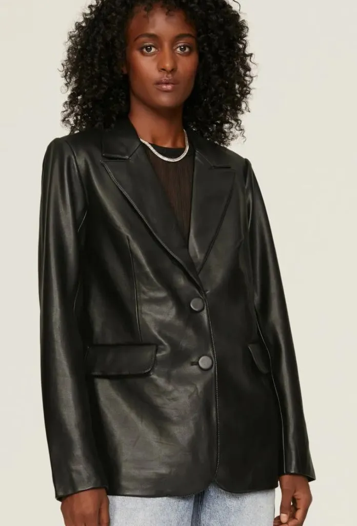 Good American Women's Better Than Leather Blazer 2X NWT