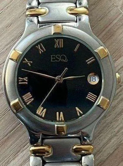 ESQ by Movado Rare Black Dial Watch Two