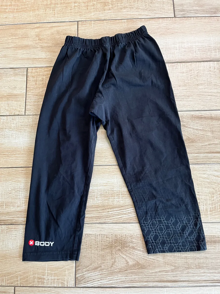 Womens XBody Black Training Underwear Capri Leggings