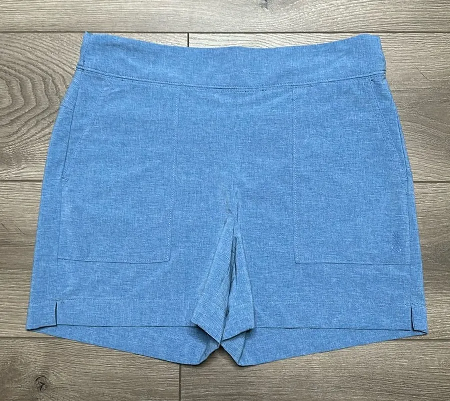 Tommy Bahama Island Zone High Rise Blue Casual Golf Shorts Size XS/S