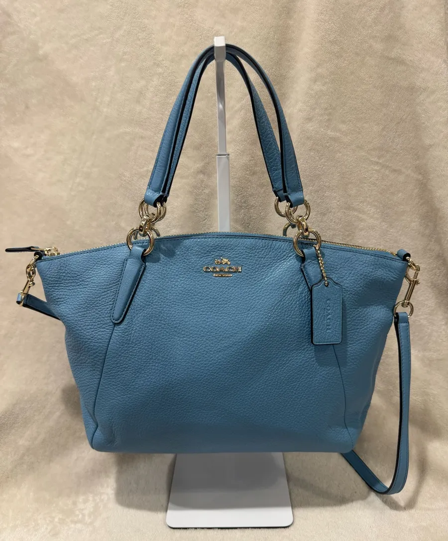 Coach Kelsey Small Satchel Pebble Leather