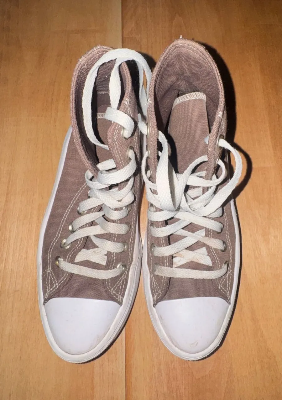 Converse Chuck Taylor All Star Move High Top Platform Brown Sneakers 6.5