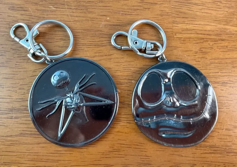 Disney Nightmare Before Christmas Jack Skellington Keychains