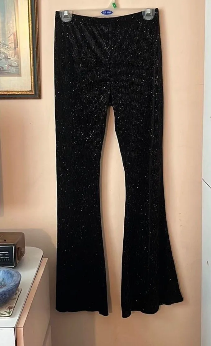 Sparkly Flare Disco Pants