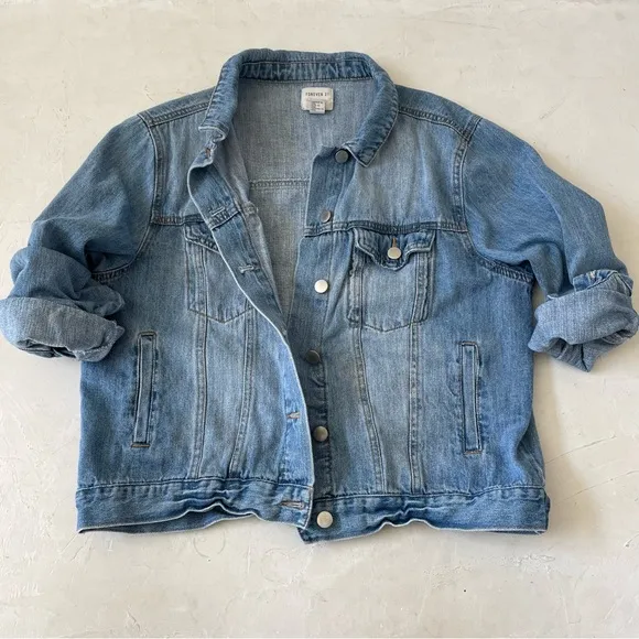Denim Jean Jacket Size L