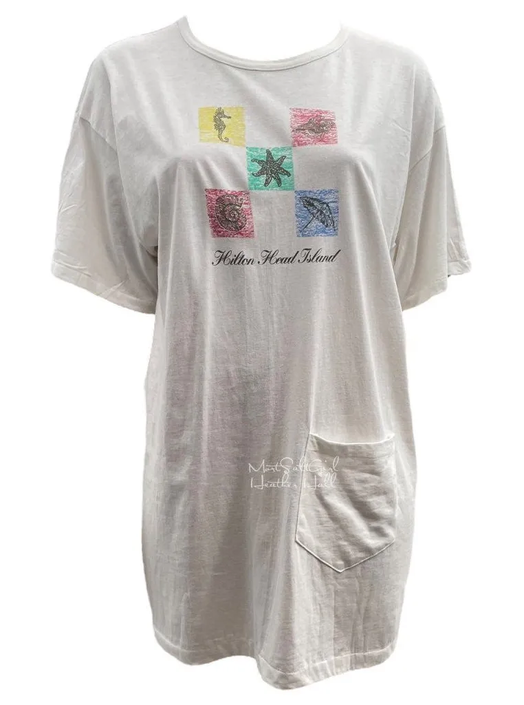 Alore 1990's Vintage NWT Hilton Head Island Sleep Shirt One Size Size undefined