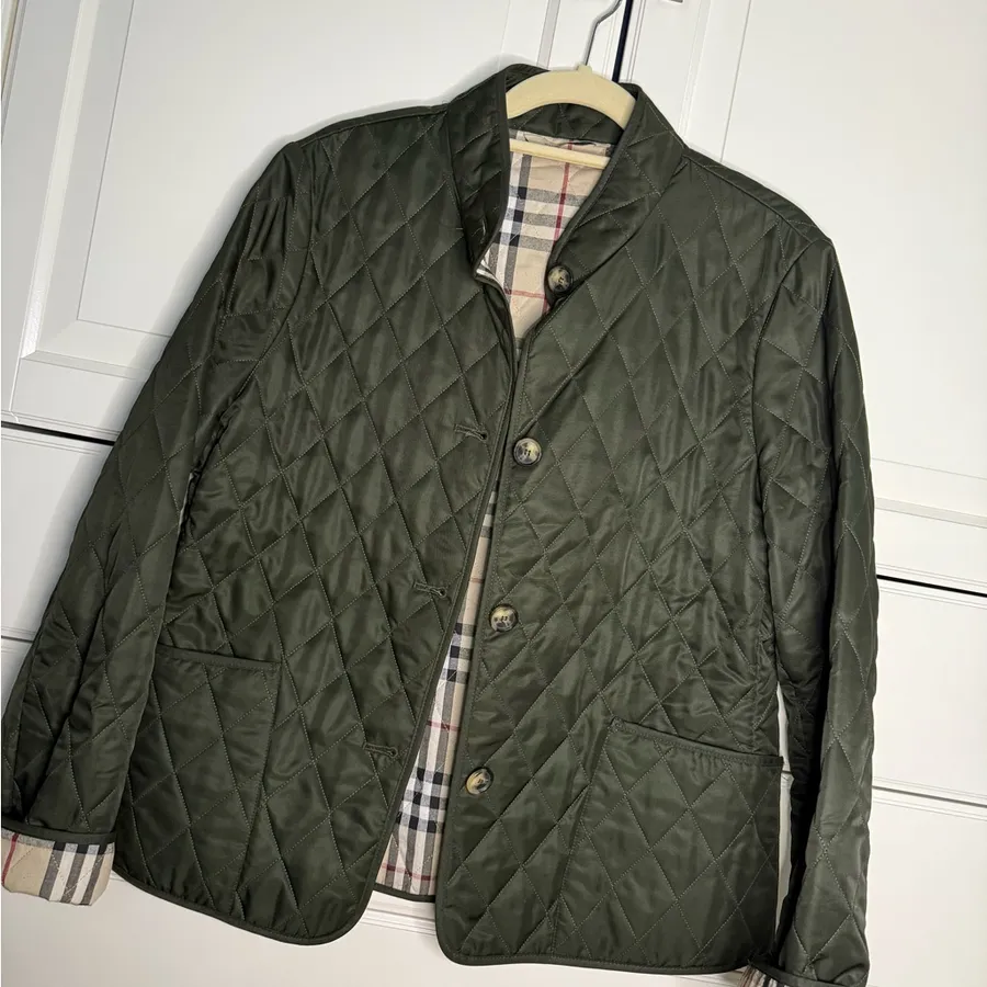 Burberry quilted nova check jacket