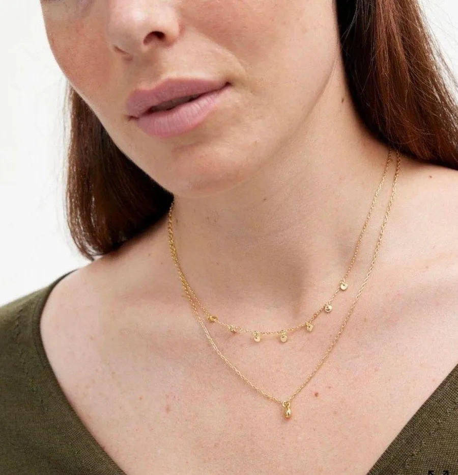 Madewell Two-Pack Station & Pendant Necklace Set