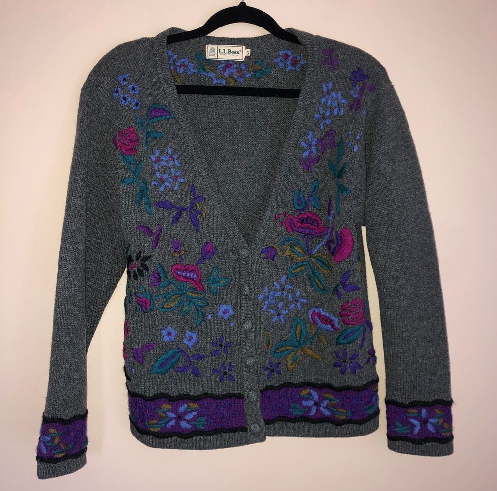 vintage grandpa cardigan
