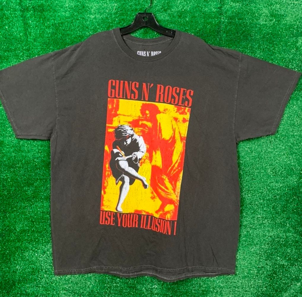 Guns N Roses Get In The Ring Tour 91 Vtg Style Tee L Curtsy