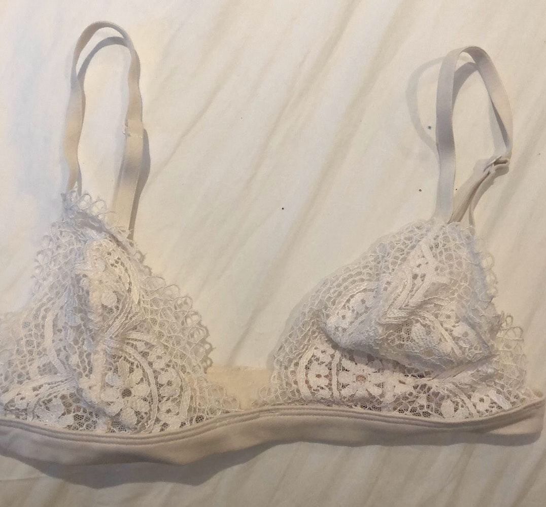 victoria secret white bralette