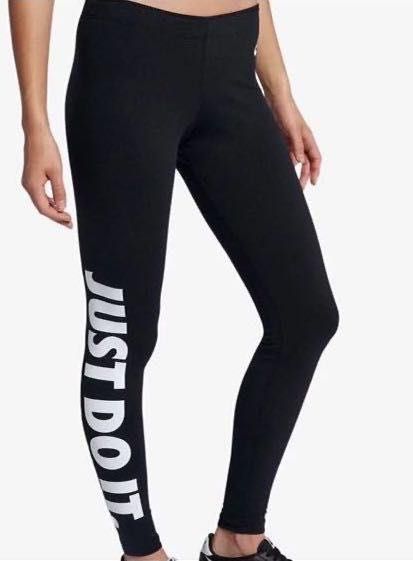 nike just do it black leggings